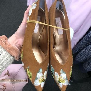 Embroidered Ted Baker Heels